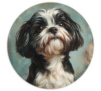Shih Tzu 1000 Piece Jigsaw Puzzle for Adults Pet Dogs Colourful Jigsaws Educational Games Fun Present & Activity 1000pcs (67.5x67.5cm)