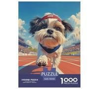 Shih Tzu 1000 Piece Jigsaw Puzzles for Adults And Kids with Extra Fun Challenges Home Decors Creativity & Gift Giving 70x50cm/1000pcs