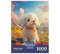 Shih Tzu 1000 Piece Jigsaw Puzzles for Adults And Kids with Extra Fun Challenges Home Decors Family Puzzle Game Birthday Gifts 70x50cm/1000pcs