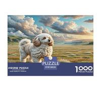 Shih Tzu 1000 Pieces Jigsaw Puzzles For Adults Family Challenge Toys Stress Relieving Entertainment Cultivate The Spirit of Teamwork for Men, Women, Elders, Seniors 38x26cm/1000pcs