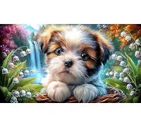 Shih-Tzu 1000 Pieces Recycled Paper Jigsaw Puzzle Impossible Hard Difficult Educational Games for The Whole for Women, Gifts for Men 38x26cm/1000pcs