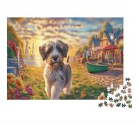 Shih Tzu 1000Pc Jigsaw Puzzles for Adults | Sustainable Happy Pup in A Sunlit Field Challenging & Educational Game 70x50cm/1000pcs
