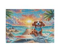 Shih Tzu 300 Pcs Jigsaw Puzzle Bundle Cute Pet Animals Family Puzzle Lovers Fun Family Game Mindful Activity Spring Cardboard 300 PCS