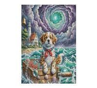 Shih Tzu 300 Piece Count Jigsaw Puzzle Set Cute Pet Animals For Adults Teens 14+ Concentration Training Indoor Game Family Game Night Rigid Cardboard 300 PCS