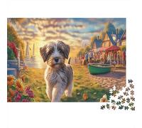 Shih Tzu Adult Jigsaws 1000Pc | Educational Decompression Happy Pup in A Sunlit Field Wall Decoration & Great Gift 52x38cm/1000pcs
