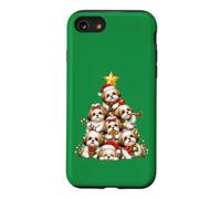 Shih Tzu Christmas Tree Festive Holiday Dog Gathering Case for iPhone SE (2020) / 7/8