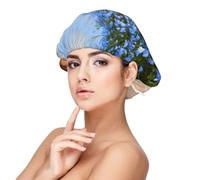 Shih Tzu Close-up,Adult's Satin Sleeping Cap - Women's Elastic Sleep Bonnet, Adjustable Overnight Hair Cover