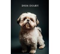 Shih Tzu Diary 2024 Slim: A6 diary, week to view, diary planner 2024-25, perfect gift for women, men, and shih tzu lovers, (4.25" x 6")