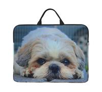 Shih Tzu Dog, 14 Inch Laptop Sleeve, Notebook Bag Laptop Case Sleeve Briefcase with Handle