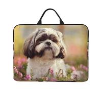 Shih Tzu Dog, 14 Inch Laptop Sleeve, Notebook Bag Laptop Case Sleeve Briefcase with Handle
