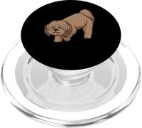 Shih Tzu Dog Brown Sniffing Cute PopSockets PopGrip for MagSafe