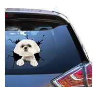 Shih Tzu Dog Decals Shihtzu Stickers 3D Car Decals for Man Skateboard Van Sticker