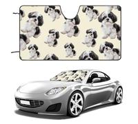 Shih Tzu Dog Foldable Car Windscreen for Front Window