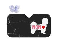 Shih Tzu Dog Mom Car Wind Sun Shade Two Sizes Suitable for Various Vehicles