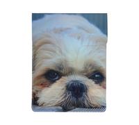 Shih Tzu Dog, PU Leather Laptop Sleeve, Notebook Bag Laptop Case Sleeve Tablet Briefcase
