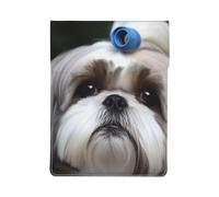 Shih Tzu Dog, PU Leather Laptop Sleeve, Notebook Bag Laptop Case Sleeve Tablet Briefcase