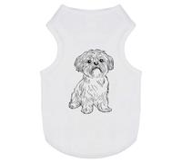 'Shih Tzu Dog Sitting' Pet Dog/Cat T-Shirt (PT00144680)