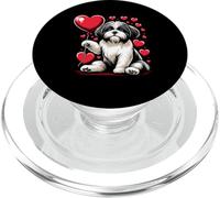 Shih Tzu Dog Valentine's Day Dog Owner Valentine PopSockets PopGrip for MagSafe