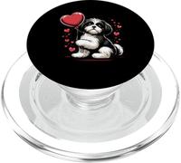 Shih Tzu Dog Valentine's Day Dog Owner Valentine PopSockets PopGrip for MagSafe