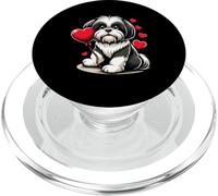 Shih Tzu Dog Valentine's Day Dog Owner Valentine PopSockets PopGrip for MagSafe