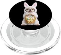 Shih Tzu Dog Wearing Easter Bunny Funny Cute Costume PopSockets PopGrip for MagSafe
