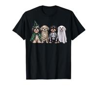 Shih tzu Halloween Pumpkin Ghost Costume for Mom Dad Kids T-Shirt
