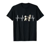 Shih Tzu Heartbeat Love My Dog T-Shirt