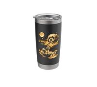 Shih Tzu Howling to The Moon Stainless Steel Insulated Tumbler