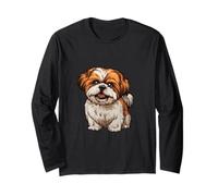 Shih Tzu im Vintage Look Long Sleeve T-Shirt