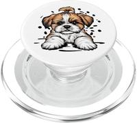 Shih Tzu im Vintage Look PopSockets PopGrip for MagSafe