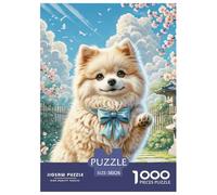 Shih Tzu Jigsaw Puzzles for Adults 1000 Beautiful Decoration Puzzle Pet Dog Challenging Puzzles Fun Present & Activity for Home38x26cm/1000pcs