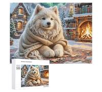 Shih Tzu Jigsaw Puzzles Puzzles for Adults Kids. 1000 Piece Cute Pet Impossible Challenge Toy Educational Game Home Decoration for Educational Games Gifts 500 PCS