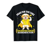 Shih Tzu Paws for The Cure Childhood Cancer Awareness 2026 T-Shirt