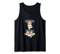 Shih Tzu Practicing Yoga Inhale - exale DIGOR Funny Tank Top