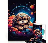 Shih Tzu Puppies 1000 Piece Jigsaw Puzzles for Adults Sharp Logic Toy Home Leisure Tight Cut Heartfelt Gift 38x52cm