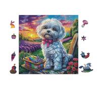 Shih Tzu Puppy 100 Piece Complete Jigsaw Puzzle Set Teens Beginners Educational Challenge Puzzle Fans Group Play Anniversary Quality Material 28x28cm