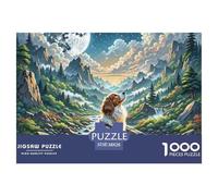 Shih Tzu Puzzle 1000 Pieces Adults Educational Relaxing Brain Training Precision Pieces Quality 38x26cm/1000pcs