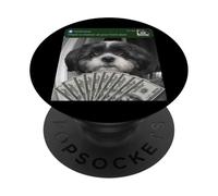 Shih Tzu There Is Motion At Your Front Door Dog Silly PopSockets Adhesive PopGrip