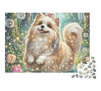 Shih TzuJigsaw Puzzle Animal Teen Fans 12-18 Concentration Training Leisure Game 1000 Pieces 52x38cm/1000pcs