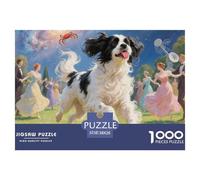 Shih TzuPuzzle for Adults Game 1000 Piece Home Decoration Challenging There Are Letters on The Back 38x26cm/1000pcs
