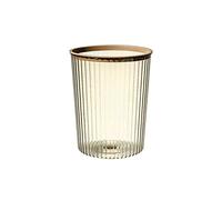 Shihan-2015 Kitchen Trash Can Lidless Garbage Can Beautiful and Practical Plastic for Household Office Trash Waste Bin(Yellow,Small)