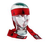 SHIHAN POWER SPORTS MARTIAL ARTS HEADBAND Takashi KENDO Tenugui RED SWORD SAMURAI 200cmx5cm (Hachimaki -Cotton Ninja Shinobi HeadBand For Men/Women/Children KARATE KID