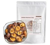 Shiitake Mushroom (10.58 Oz Bag) Shiitake Mushroom Crisp Snacks Crispy Mushrooms 香菇脆300g