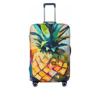 Shijuemei_85985_A_Colorful_Pineapple_Painted_in_The_Style_of_Ab_2114aa63-E789-433e-A55c-60eb7c335c55 Elastic Travel Luggage Covers Dustproof Scratch-Resistant Suitcase Protector Fit 22-24 Inch