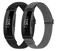 SHIJZWD Adjustable Elastic Watch Strap Compatible with Fitbit Inspire 3/Inspire 2/Inspire/Inspire HR/Fitbit Ace 3/Ace 2, Soft Breathable Nylon Sport Band Stretchy Replacement Wristband for Women Men
