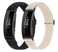 SHIJZWD Adjustable Elastic Watch Strap Compatible with Fitbit Inspire 3/Inspire HR/Fitbit Ace 3, Soft Breathable Nylon Sport Band Stretchy Replacement Wristband for Women Men