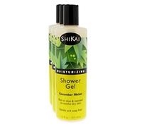 ShiKai Daily Moisturizing Shower Gel (Cucumber Melon, 12oz, Pack of 3) Gentle Formula Aloe Vera & Oatmeal for Soft, Healthy Skin Dry Skin Relief