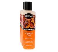 Shikai - Daily Moisturizing Shower Gel, Rich in Aloe Vera & Oatmeal That Leaves Skin Noticeably Softer & Healthier, Relief For Dry Skin, Gentle Soap-Free Formula (Sandalwood, 12 Ounce, Pack of 3)