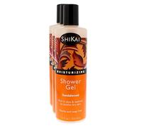 Shikai - Daily Moisturizing Shower Gel, Rich in Aloe Vera & Oatmeal That Leaves Skin Noticeably Softer & Healthier, Relief For Dry Skin, Gentle Soap-Free Formula (Sandalwood, 12 Ounce, Pack of 3)