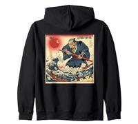 Shiken No Shuen End Of Exams FAIL Wave Samurai Zip Hoodie